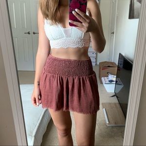 Aerie Smocked Silky Soft Shorts